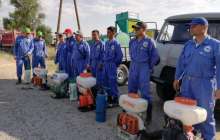 Арыста дезинфекция жұмыстары басталды