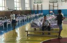 Арыс тұрғындары Шымкенттегі эвакуациялық бекетте