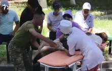 Арыстағы жарылыстан зардап шеккен 9 адамның жағдайы ауыр