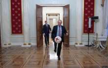 Грузия футболшылары Ресейді "басқыншы" дейтін жейде киіп шықты