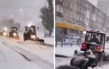 Павлодарға "қыс келді": Қала көшелерін қар басып қалған (видео)