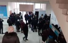 Жаңаөзен қаласында жұмыс талап еткендер әкімдікке тағы барды