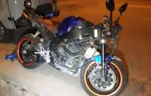 Шаляпин көшесінде мотоцикл мен жеңіл көлік соқтығысты