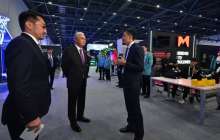 Мемлекет басшысы цифрлық шешімдер көрмесіне барды  