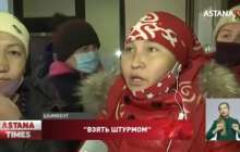 "Абзал емес, Обещалкин дейміз": Шымкенттік аналар суықтан денесі тартылатынын айтып шу шығарды