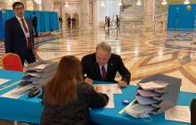 Нұрсұлтан Назарбаев сайлауда дауыс берді