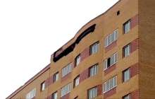 Нұр-Сұлтанда салынып жатқан үйдің қабырғасы құлап түсті (видео)