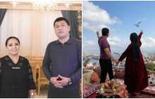 "Көркіне көз тояды": Алтынай Жорабаева жұрттан жасырған күйеуін көрсетті (видео)