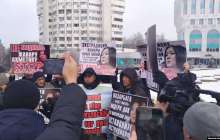 Алматы соты Жанар Ахметті экстрадицияламауды талап еткен белсенділерді қамады