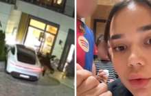 Блогерлер Арман Юсупов пен Карина Оксукпаеваның ұлдары көлік жүргізіп, жол апатына түсе жаздады 