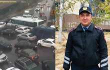 Жүргізушілер бипілдетіп, алғыс айтты: Шымкенттік полицей кептелісті әп-сәтте реттеп жіберді (видео)