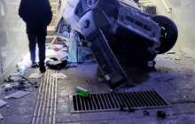 5 адам жарақат алған: Алматыда көлік жерасты жолына бір-ақ түсіп кетті