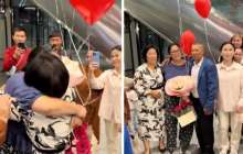 25 жылдан кейінгі қауышу: АҚШ-та өскен қазақ қызы туған ата-анасына оралды