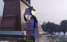 Алматыда бірнеше жерде жалғыз адамдық пикеттер өтіп жатыр