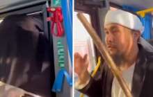 «Автобустың терезесінен қашқан»: Ақтөбе мешітінде интим ұсынған ер адамның жаңа видеосы тарады 