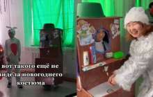 Мальчик в костюме новогоднего умывальника развеселил Казнет