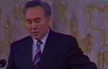 Нұрсұлтан Назарбаевтың 30 жыл бұрын халыққа ант берген сәтінен видео жарияланды