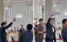 Шымкентте тойда жас-жұбайларға VIP-нөмір сыйға берілді