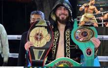 Садриддин Ахмедов бір жекпе-жекте үш белбеуді бір-ақ тақты (видео)