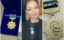 Ұлттық рухты көтергені үшін: Аша Матайға медаль тағылды