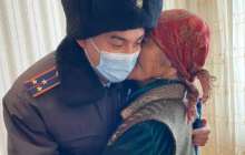 Аягөзде учаскелік полицей әжені бір өлімнен аман алып қалды