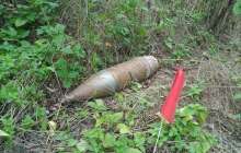 Серуендеп жүріп снаряд тауып алды 