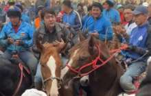 "Ұлды болайын деп, ырымдап 25 миллион теңге тікті": Мейрамбек Беспаев Тараз қаласында көкпар берді