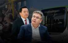 Баланы автобусқа сыйғыза алмаған әкім халық сеніміне де сыймайды: Атыраудың оқушылары аялдамада тұр