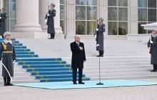 Ел астанасында Мемлекеттік ту көтеру рәсімі өтті