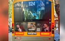 Димаш Құдайбергеннің суреті бар автобустар Барселона көшелерінде жүріп жатыр