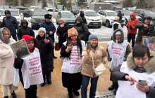 Әскерде қаза тапқан сарбаздардың аналары митингіге шықты