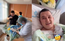 Елдос «Колобок» ұлымен алғаш кездескен сәтінен видео жариялады (ВИДЕО)