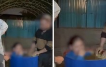 Желіде хиджаб киюден бас тартқан қызын аяусыз ұрып-соққан ата-ананың видеосы тарады (ВИДЕО)