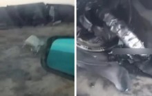 Ұлытау облысында далалық аймақтан зымыран қалдықтары табылды (видео)