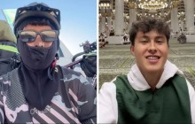 Шымкенттік 18 жастағы жігіт Медина қаласына велосипедпен жетті