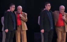 "Сүйетін сағынғанда Сағиымсың": Асанәлі Әшімов сахнада кіші ұлына ән арнап, елді жылатты (ВИДЕО)