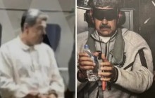 Трамп ақыры Мадуроның тұтқында отырған суретін көрсетті: Көзін байлап, кемеге отырғызған (ФОТО)