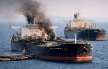 Қазақстандық мұнай тиелген екі танкерге дрондар шабуыл жасады