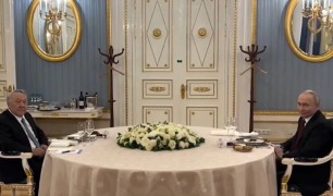 Путин Кремльде Нұрсұлтан Назарбаевты қабылдады