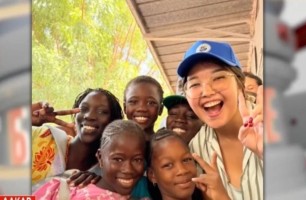 Қазақ қыз Африкада бастауыш сынып оқушыларын оқытып жүр