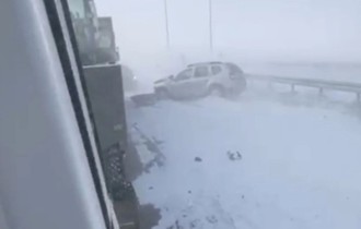 Ақтөбе-Атырау тасжолында 10 көлік соқтығысты