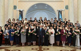 Президент Ақордада Халықаралық әйелдер күніне арналған салтанатты іс-шараға қатысты