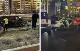 Әл-Фараби даңғылындағы жол апаты: полицейлердің жарысқа қатысы бар ма?