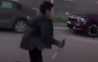 Астанада пышақ ұстаған 7 жастағы бала тұрғындарды шошытты