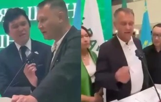 «Байтақ» съезінде жанжал шықты: Азаматхан Әміртайға сенімсіздік білдіру ұсынылды