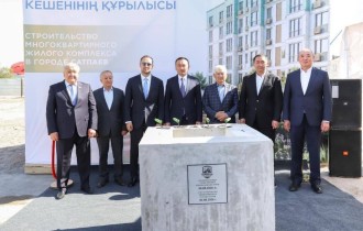 Ұлытау облысында 300 пәтерлі тұрғын үй кешендерінің құрылысы басталды