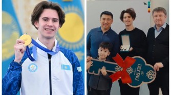 Олимпиада чемпионы Михаил Шайдоровқа Астанадан екінші пәтер сыйға тартылды (ВИДЕО)