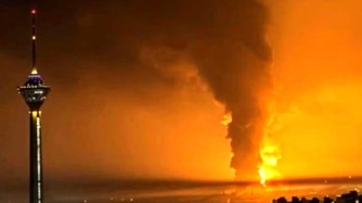 Ирандағы мұнай қоймасындағы өрт: Улы түтін Орталық Азияға қарай жақындап келеді