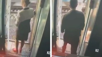 Пойыз жолаушысы жолсерікті вагоннан итеріп жіберді (ВИДЕО)