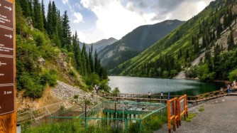 Көлсайда автокөлік жардан құлап кетті